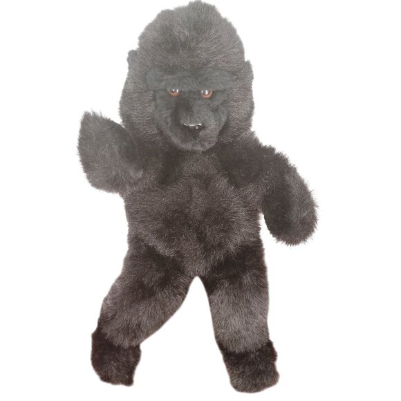 Vintage Country Critters Inc. 16" Black Gorilla Plush Puppet Stuffed Animal - Picture 1 of 7
